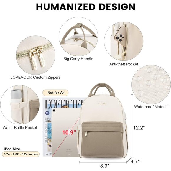 Mini Backpack Purse for Women Small Backpack with USB Charging Port main image 4